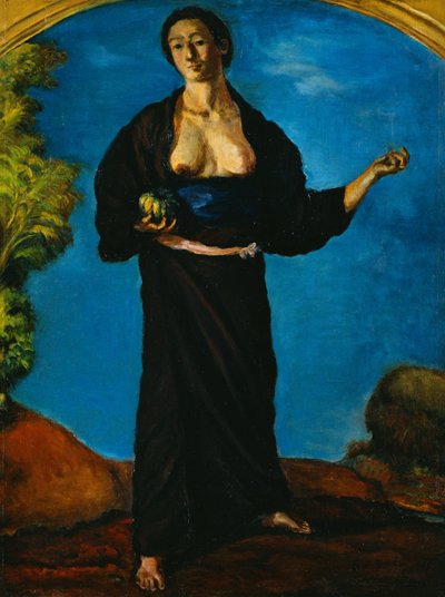 Donna con una Zucca da Kishida Ryusei